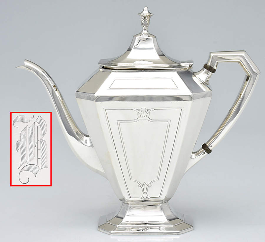 Princess Mary (Sterling, Hollowware) Tea Pot by Wallace Silver-1