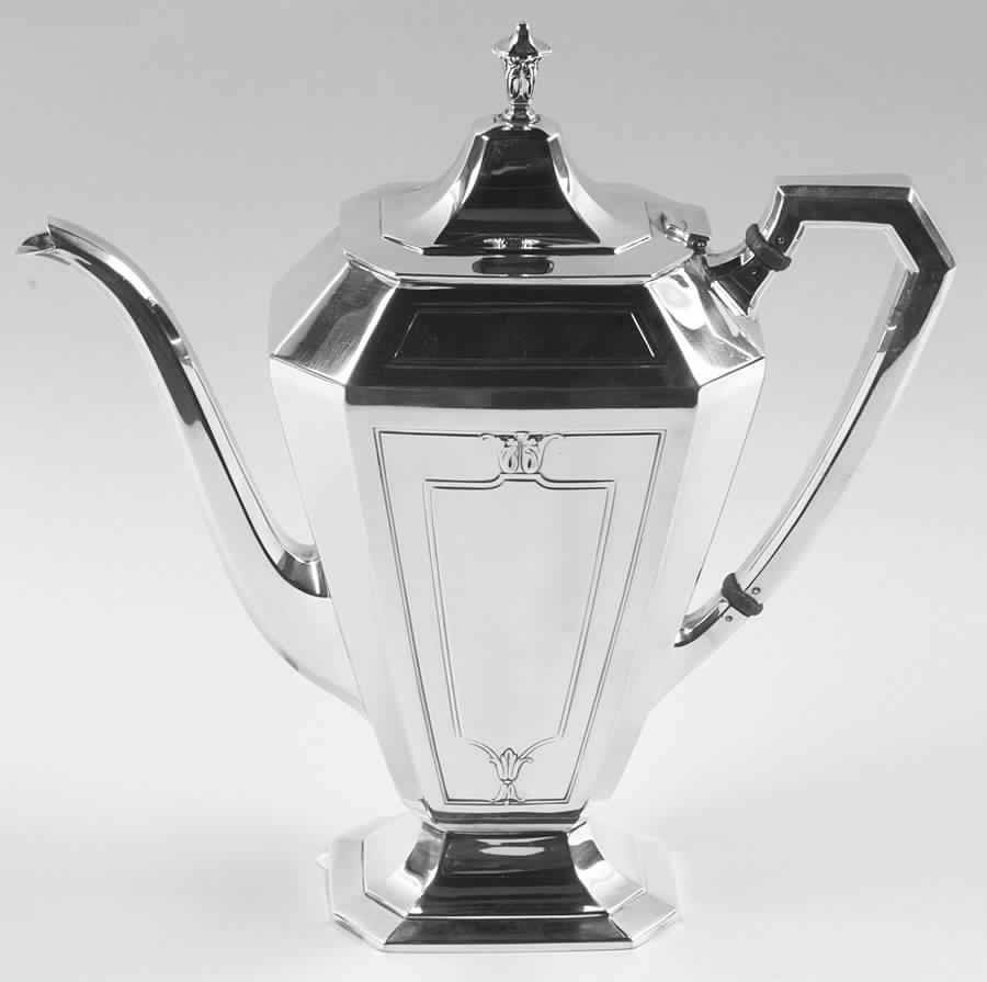 Princess Mary (Sterling, Hollowware) Coffee Pot by Wallace Silver-1