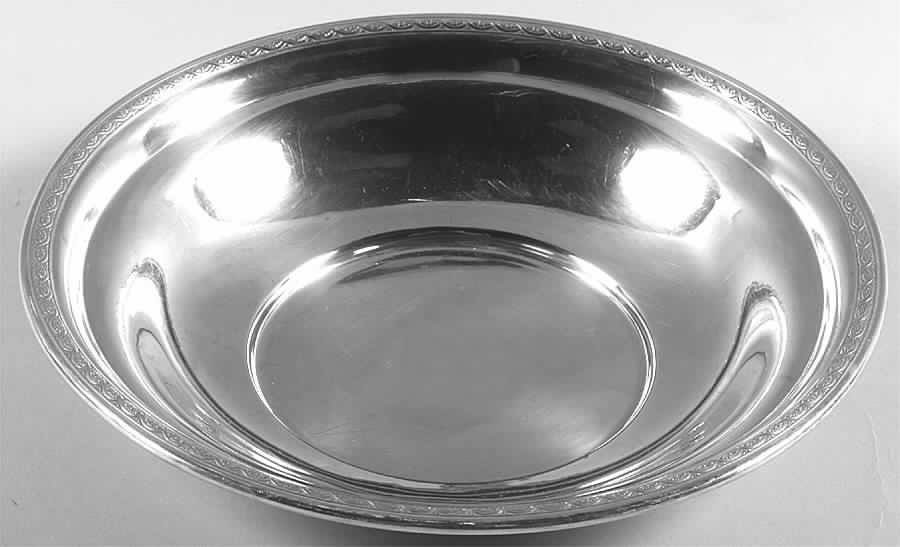 7981 (Sterling, Hollowware) 9" Round Vegetable Bowl by Weidlich Silver-1