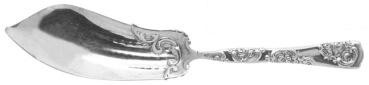 Roses and Scrolls (Sterling) Large Jelly Knife by Whiting Manf Co-1