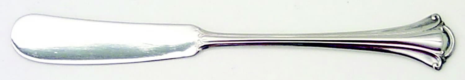 Resplendence (Stainless) Master Butter Spreader, Solid Piece by Wallace Silver-1