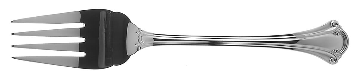 Resplendence (Stainless) Medium Solid Cold Meat Serving Fork by Wallace Silver-1