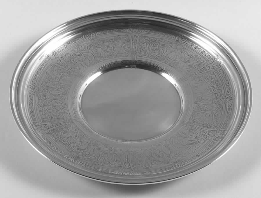 7820 (Sterling, Hollowware) Sterling Sandwich Plate by Weidlich Silver-1