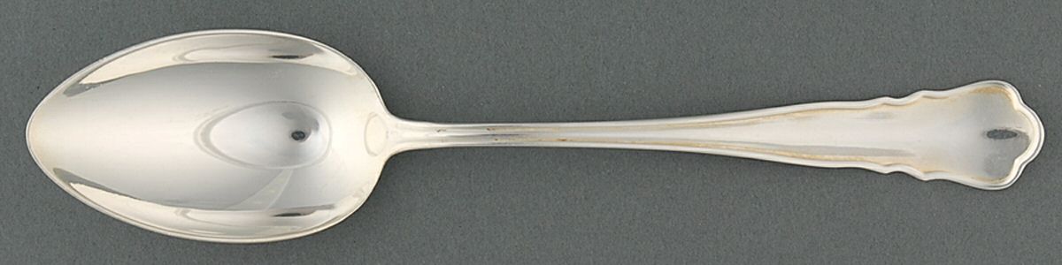 Chippendale (Silverplate) Place/Oval Soup Spoon by Wilkens-1