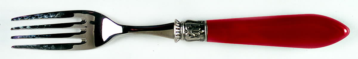 St Moritz (Stainless) - Red Fork by Wallace Silver-1