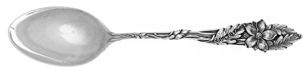 Floral Series #1 (Sterling) Five O'Clock Spoon by Watson-1
