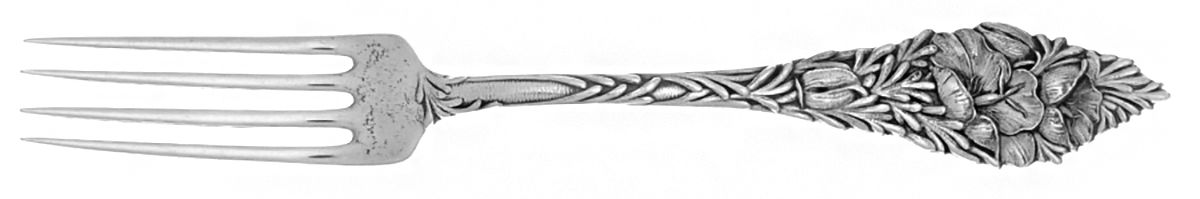 Floral Series #1 (Sterling) Fork by Watson-1