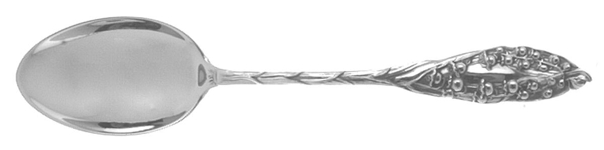 Floral Series #1 (Sterling) Five O'Clock Spoon - Set of 6 Motifs by Watson-1