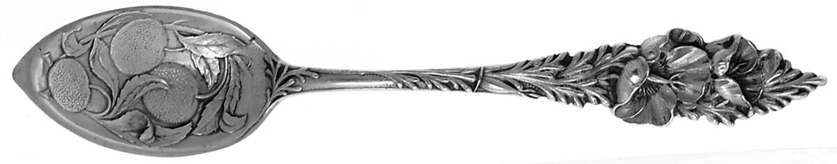 Floral Series #1 (Sterling) Fruit/Orange Spoon by Watson-1