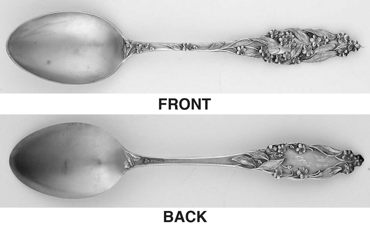 Floral Series #1 (Sterling) Spoon-Teaspoon (Five O'Clock) by Watson-1