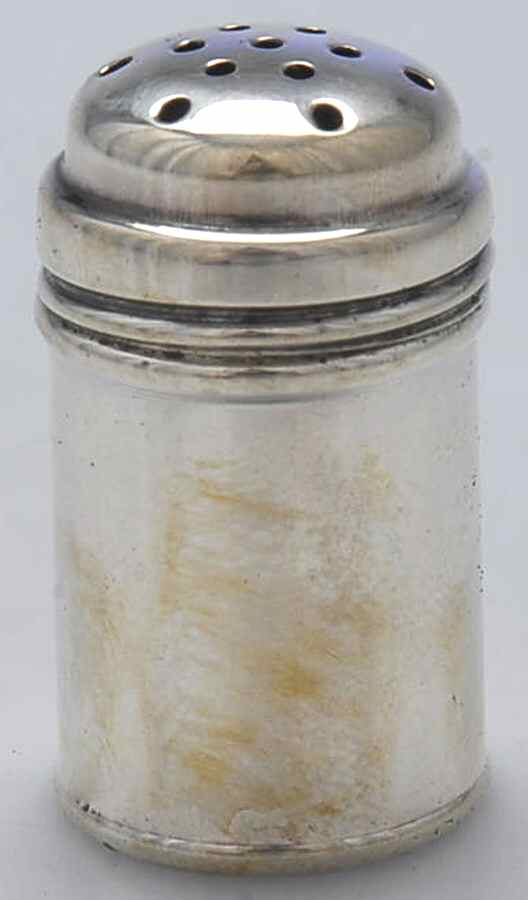 7721 (Sterling, Hollowware) Individual Pepper Shaker by Weidlich Silver-1