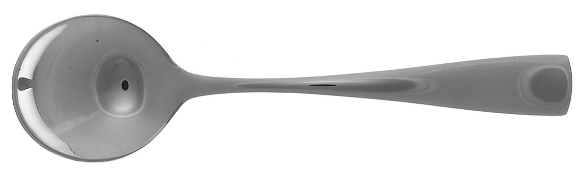 Reflections (Stainless) Round Bowl Soup Spoon (Gumbo) by Wedgwood Silver-1