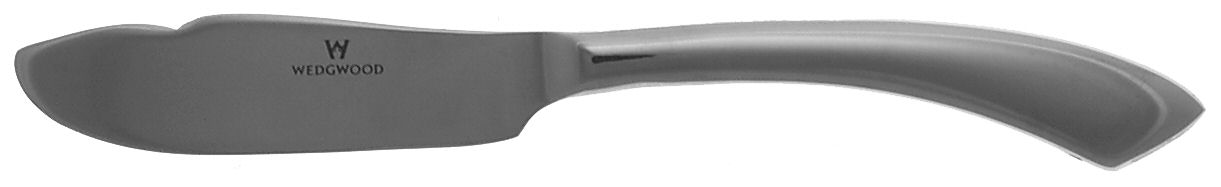 Reflections (Stainless) Flat Handle Master Butter Knife by Wedgwood Silver-1
