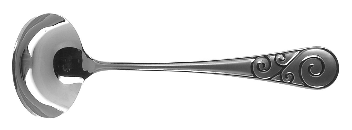 Swirl (Stainless) Solid Gravy Ladle by Wedgwood Silver-1
