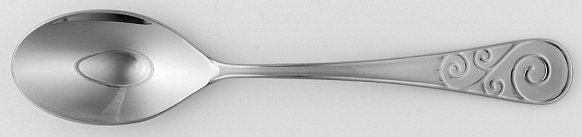 Swirl (Stainless) Place/Oval Soup Spoon by Wedgwood Silver-1