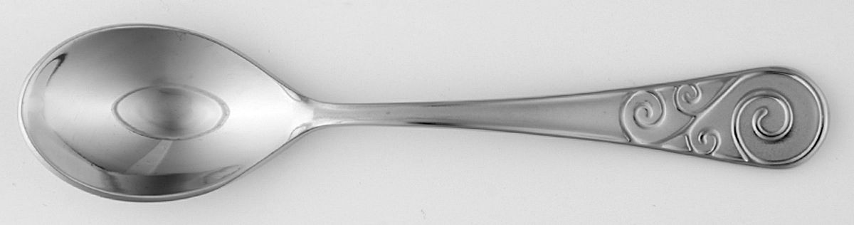 Swirl (Stainless) Demitasse Spoon by Wedgwood Silver-1