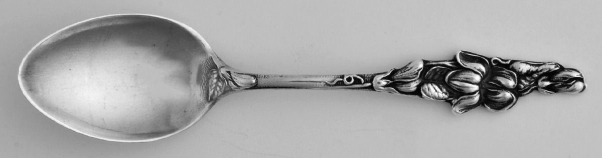 Flower Of The Month (Sterling) Demitasse Spoon by Watson-1