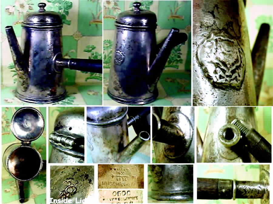 0500 (Silverplate, Hollowware) Silverplate Coffee Pot by Wallace Silver-1