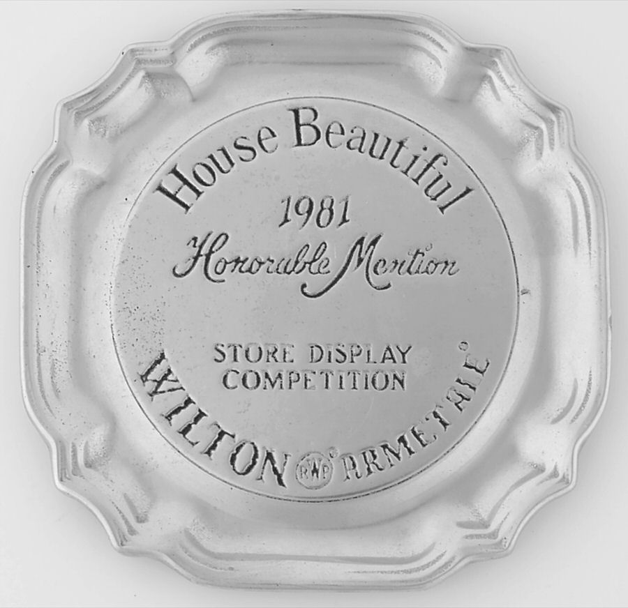Advertising Signs Bread and Butter Plate with Advertisement by Wilton Armetale-1