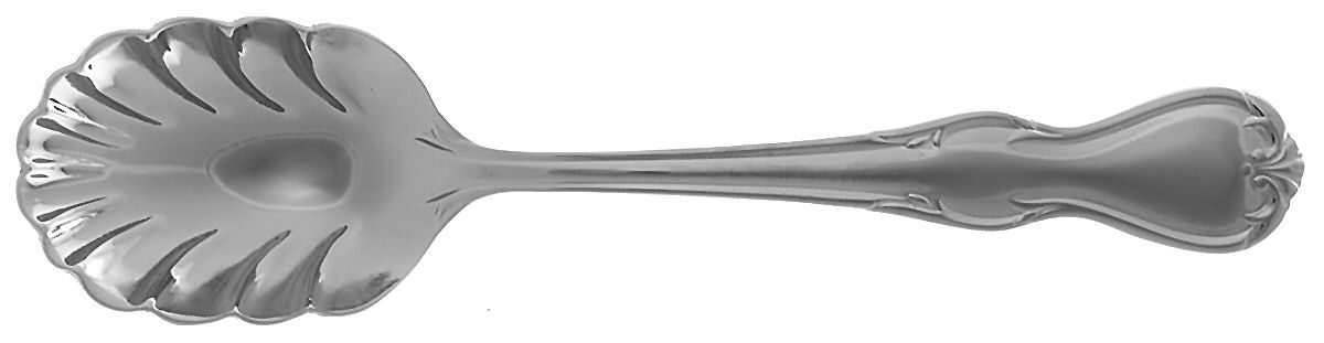 Baron's Court (Stainless) Sugar Shell Spoon by Waterford-1