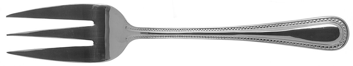 Regal Pearl (Stainless) Medium Solid Cold Meat Serving Fork by Wallace Silver-1