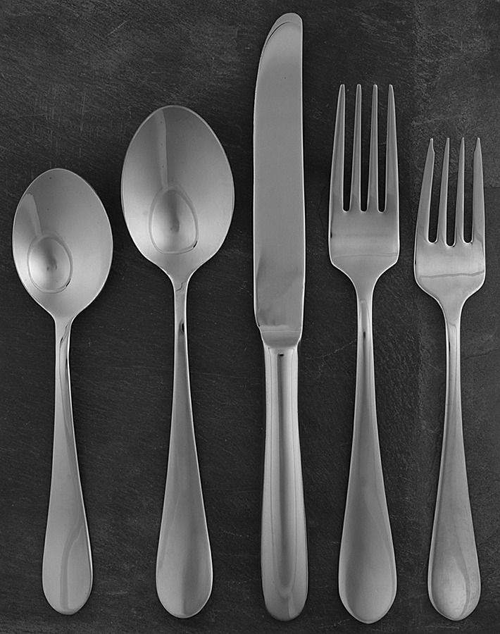 Continental Classic (Stainless, Glossy) 5 Piece Place Setting by Wallace Silver-1