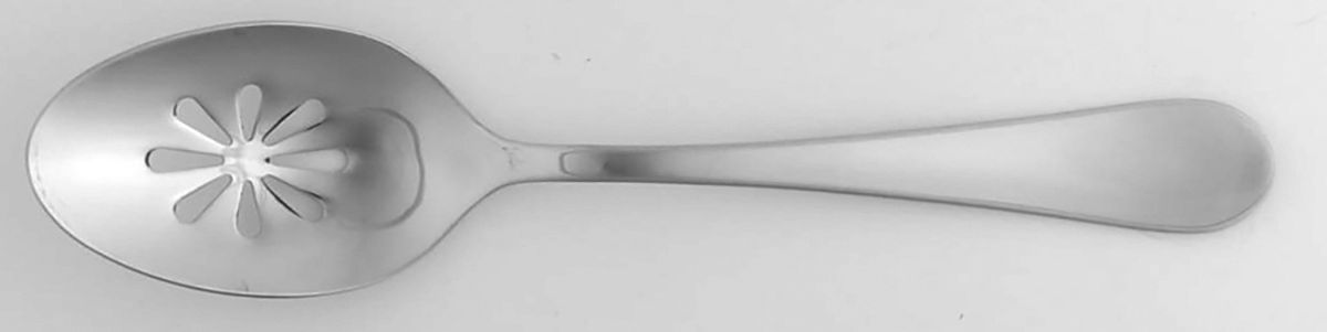 Continental Classic (Stainless, Glossy) Pierced Tablespoon (Serving Spoon) by Wallace Silver-1