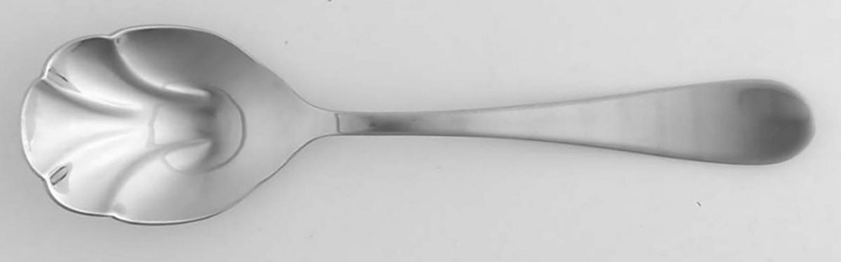 Continental Classic (Stainless, Glossy) Sugar Shell Spoon by Wallace Silver-1