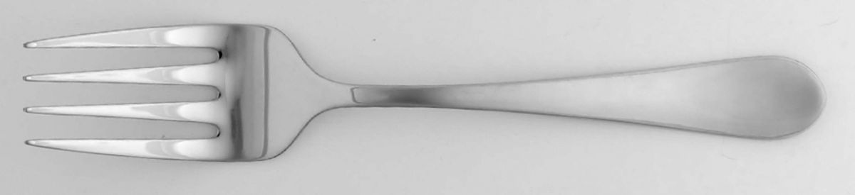 Continental Classic (Stainless, Glossy) Medium Solid Cold Meat Serving Fork by Wallace Silver-1