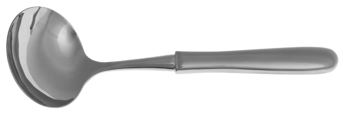 Continental Classic (Stainless, Glossy) Gravy Ladle with No Spout Stainless Bowl HC by Wallace Silver-1