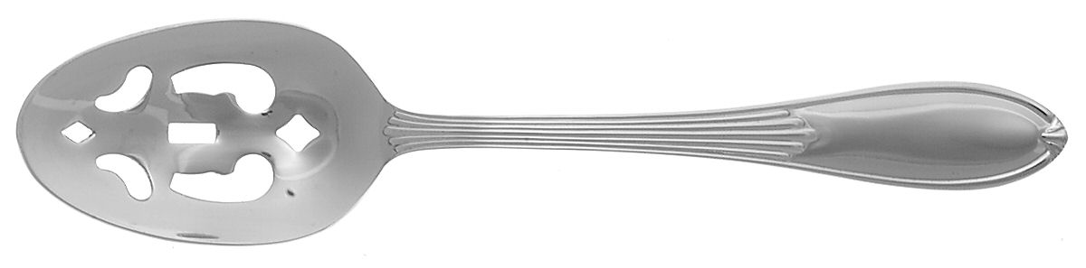 Astra (Stainless) Pierced Tablespoon (Serving Spoon) by Wallace Silver-1