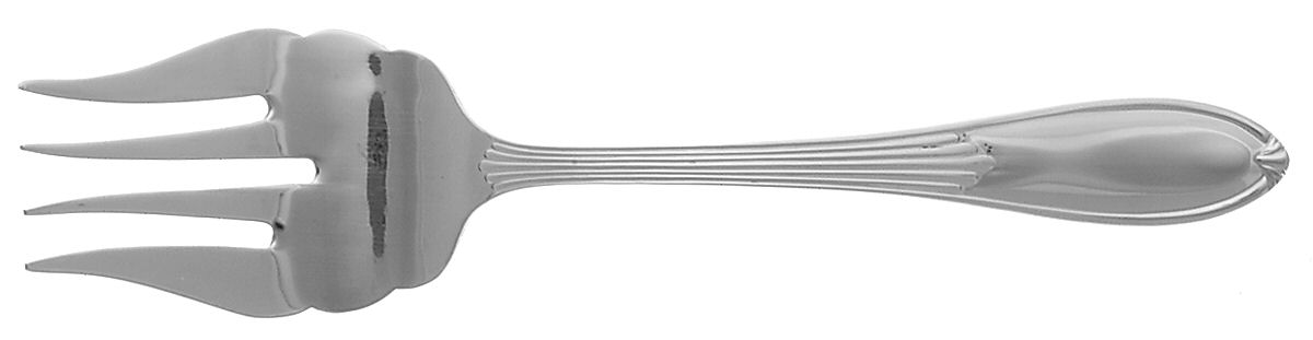 Astra (Stainless) Solid Serving Fork by Wallace Silver-1