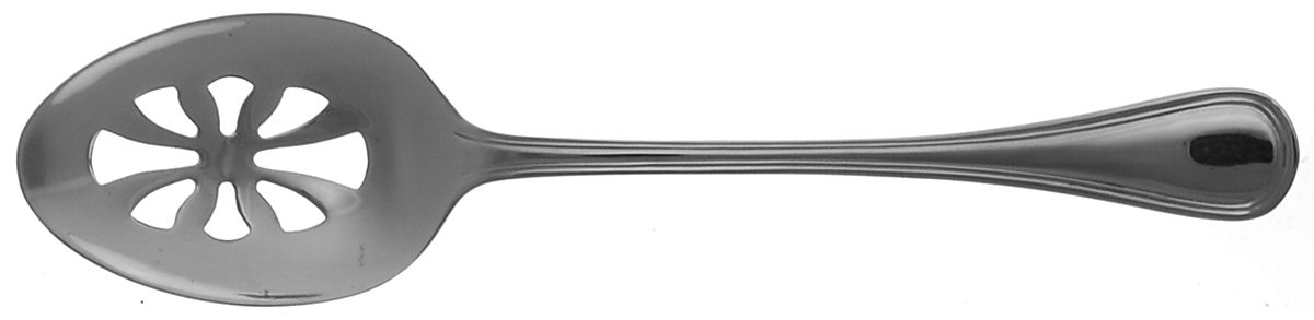 Royal Thread (Stainless) Large Pierced Tablespoon (Serving Spoon) by Wallace Silver-1
