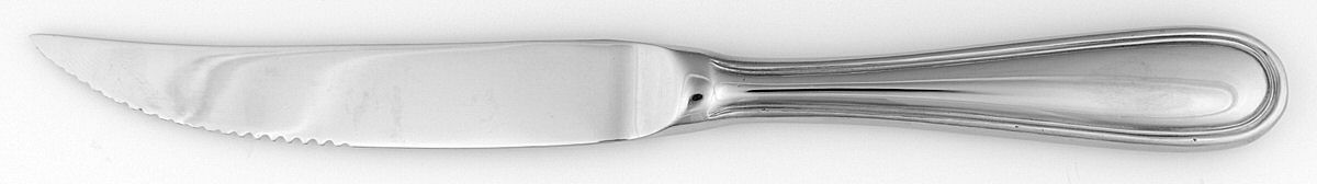 Royal Thread (Stainless) Individual Steak Knife Hollow Handle Serrate Blade by Wallace Silver-1