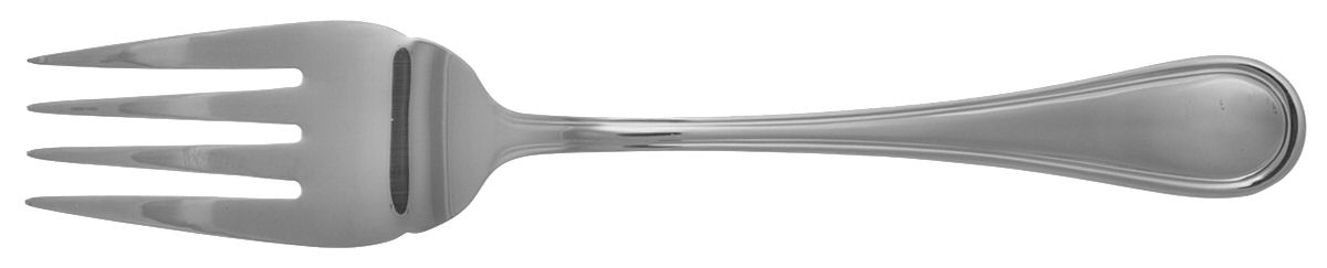 Royal Thread (Stainless) Medium Solid Cold Meat Serving Fork by Wallace Silver-1