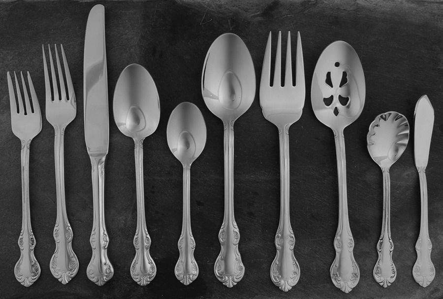 Camden (Stainless) 45 Piece Starter Set by Wallace Silver-1