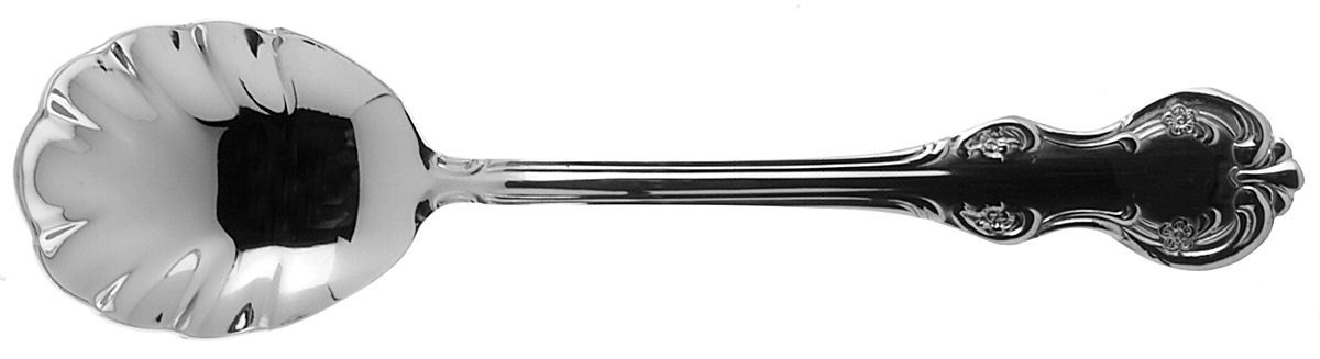 Camden (Stainless) Sugar Shell Spoon by Wallace Silver-1