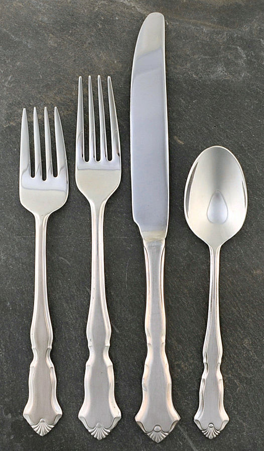 Chadwick (Stainless) 4 Piece Place Setting by Wallace Silver-1