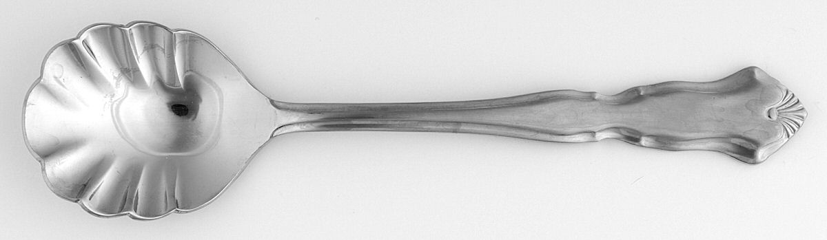 Chadwick (Stainless) Sugar Shell Spoon by Wallace Silver-1