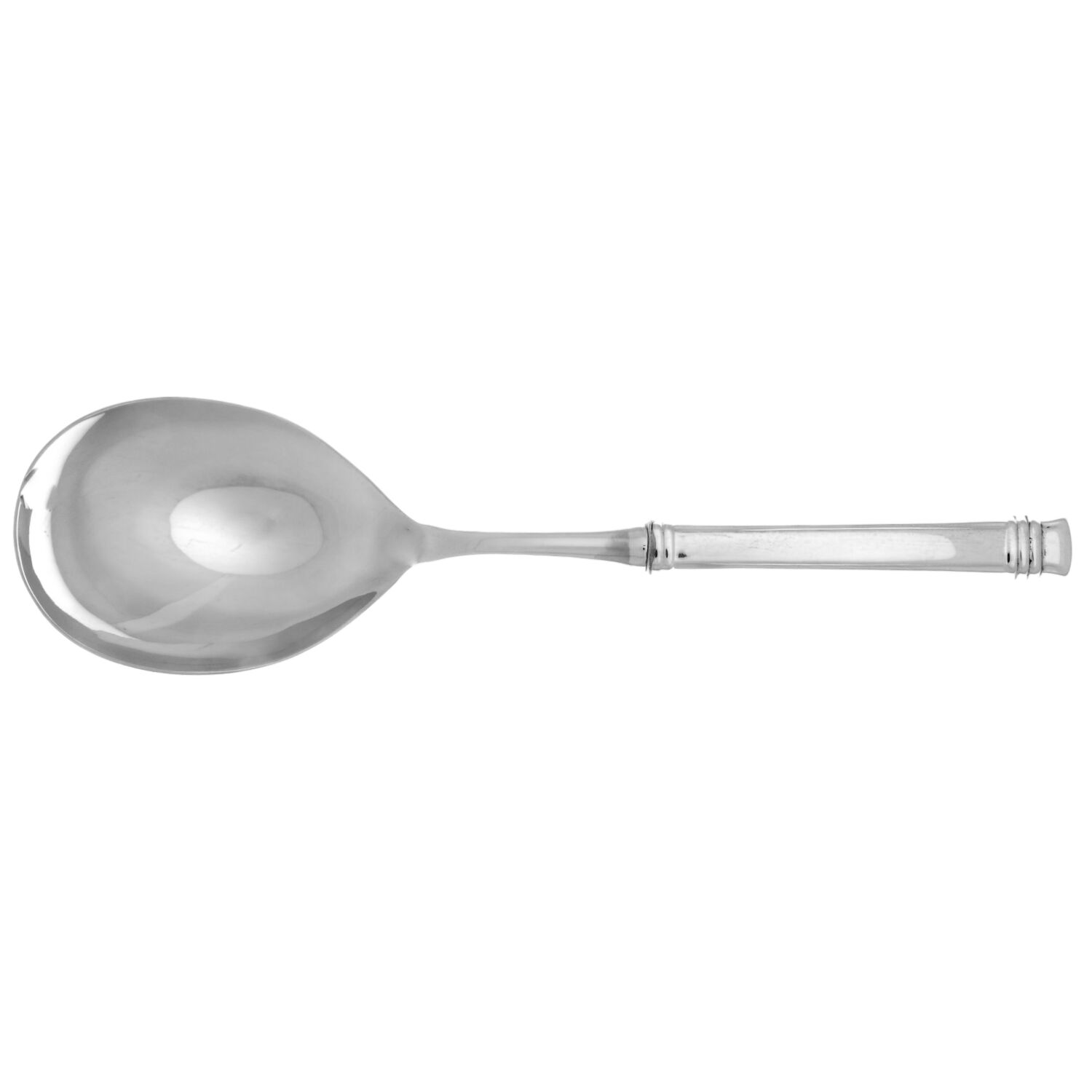 Zenith (Stainless) Casserole Spoon with Smooth Stainless Bowl HC by Wallace Silver-1