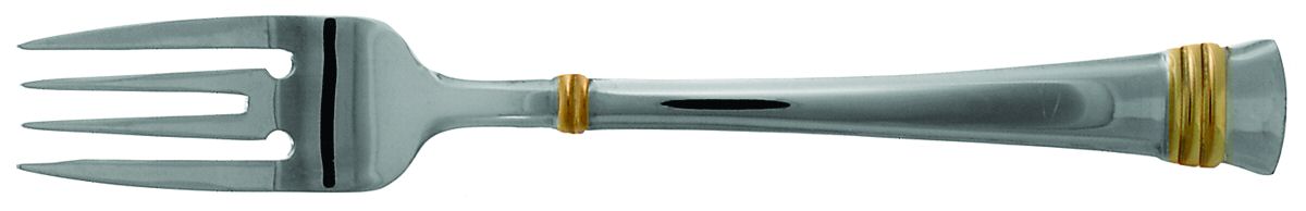 Zenith-Gold (Stainless, Gold Accent) Individual Salad Fork by Wallace Silver-1