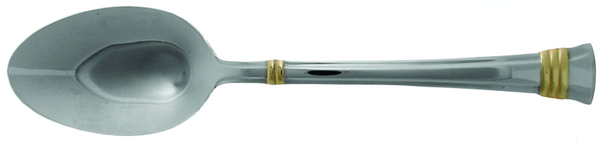 Zenith-Gold (Stainless, Gold Accent) Tablespoon (Serving Spoon) by Wallace Silver-1