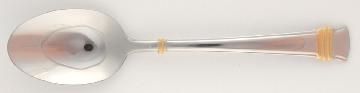 Zenith-Gold (Stainless, Gold Accent) Place/Oval Soup Spoon by Wallace Silver-1