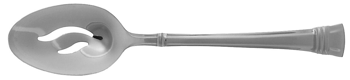 Zenith-Frost (Stainless) Pierced Tablespoon (Serving Spoon) by Wallace Silver-1