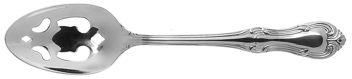 Ashford (Stainless) Pierced Tablespoon (Serving Spoon) by Wallace Silver-1