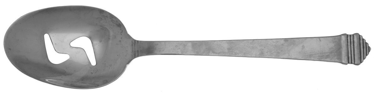 Colonnade (Stainless) Pierced Tablespoon (Serving Spoon) by Wallace Silver-1