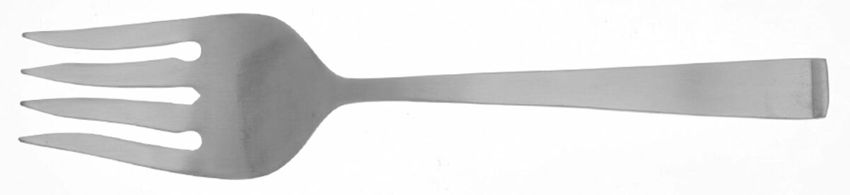Georgetown (Stainless) Medium Solid Cold Meat Serving Fork by Wallace Silver-1