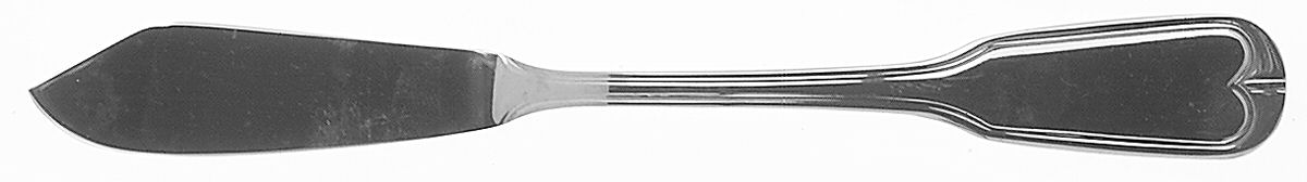 Continental Fiddle (Stainless) Flat Handle Master Butter Knife by Wallace Silver-1