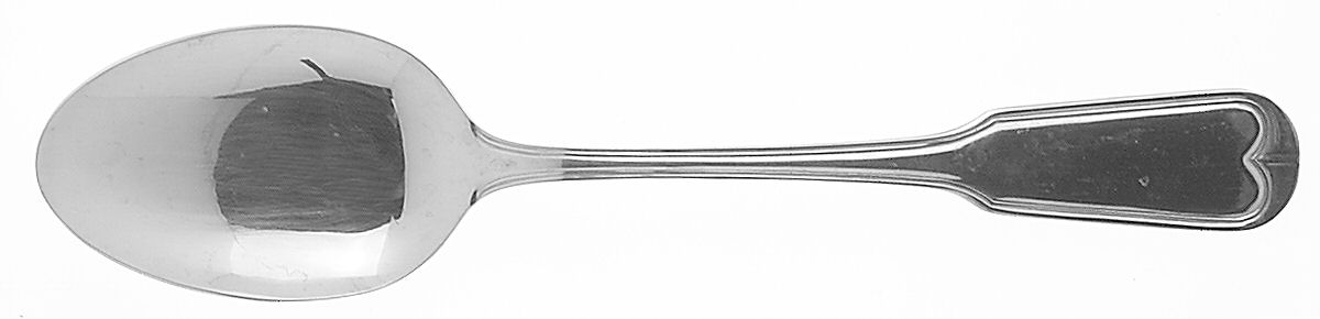 Continental Fiddle (Stainless) Tablespoon (Serving Spoon) by Wallace Silver-1
