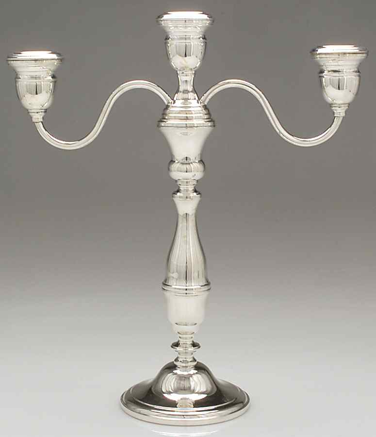 621 (Sterling, Hollowware) Weighted 3 Light Candelabra by Westmorland Silver-1